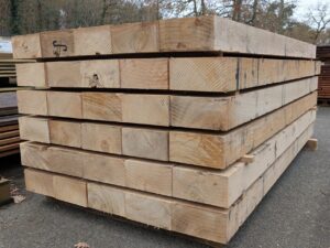 Traverse paysagère en chêne 100x200 mm – Image 2