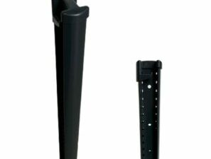 Poteau à clips RAL7016